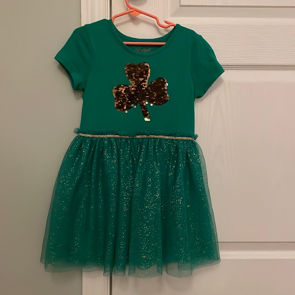 Cat and Jack tulle St. Patrick’s Day dress